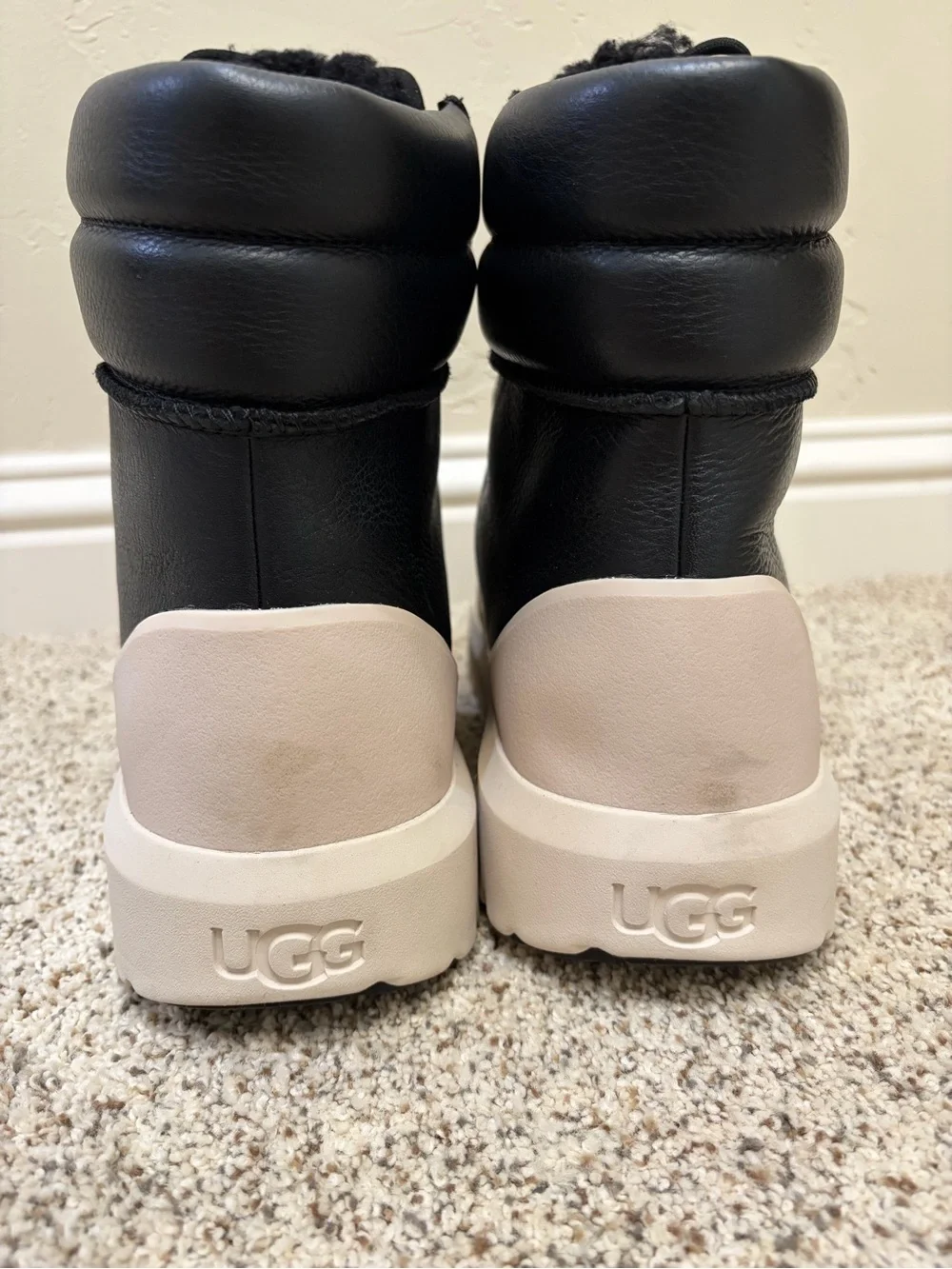 UGG Neumel High Weather Hybrid Boots Men’s 15 Black Birch Waterproof 1158208